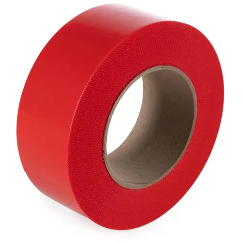 Miniatura 10 de IDL Packaging Cinta de estuco roja de 2 pulgadas x 60 yardas, 1 rollo, resistente, borde liso, unión de 60 días de larga duración, no deja rastros