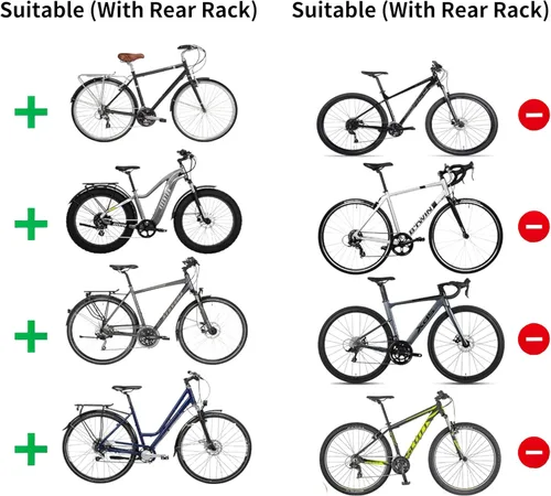 Miniatura 5 de Asiento trasero para bicicleta para niños, asiento trasero de bicicleta para niños de 18 meses a 7 años, portabicicletas de seguridad