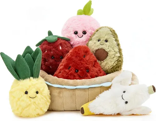 Miniatura 10 de MorisMos Juego de 2 peluches para perros, juego de juguetes de peluche para cachorros de 11.8 pulgadas, peluches suaves de perro gris y amarillo
