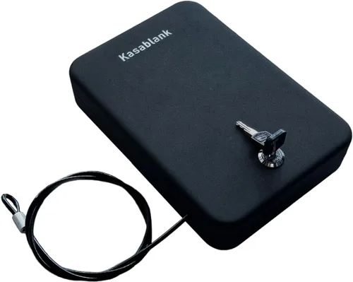 Pistola, caja fuerte portátil de viaje para armas de fuego, caja fuerte para pistola, caja fuerte para armas de fuego en el automóvil con cerradura
