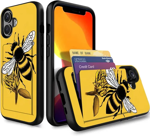 Miniatura 170 de Funda para iPhone Air, funda tipo cartera con ranura para tarjeta oculta, a prueba de golpes, TPU y PC, funda protectora de doble capa para iPhone