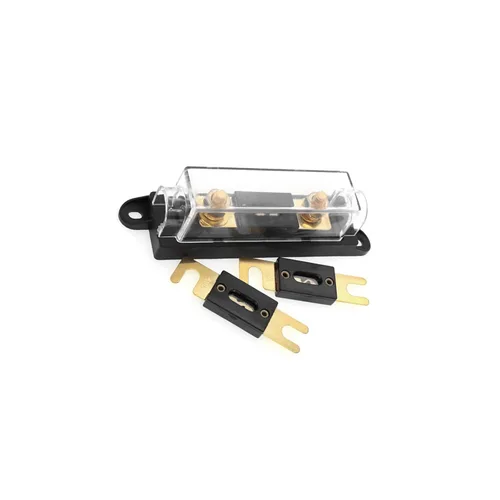 Miniatura 3 de ANL Fusible chapado en oro de 200 amperios + portafusibles ANL negro, 1 paquete