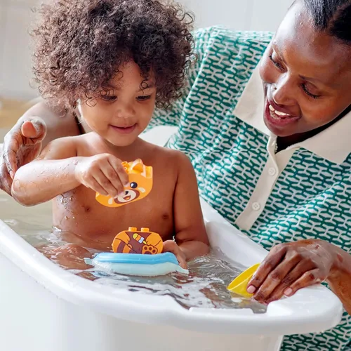 Miniatura 2 de LEGO DUPLO Bath Time Fun: Juguete de baño flotante Red Panda 10964 para bebés y niños pequeños de 1,5 años de edad, juguetes de agua para bañera