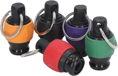 Miniatura 4 de 6pcs 1/4in Socket Bit Holder Portable Destornillador Llavero Herramienta para uso al aire libre