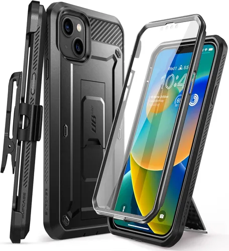 Miniatura 8 de SUPCASE Funda para iPhone 14 con Soporte y Clip para Cinturón (Unicorn Beetle Pro), [Protector de Pantalla Integrado]