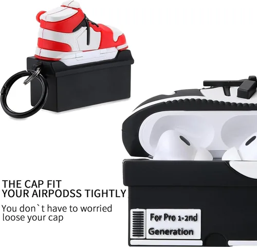 Miniatura 2 de Gedicht Funda para Apple AirPods Pro de 2ª generación, bonita caja de zapatos de dibujos animados, fundas protectoras de silicona suave para AirPods