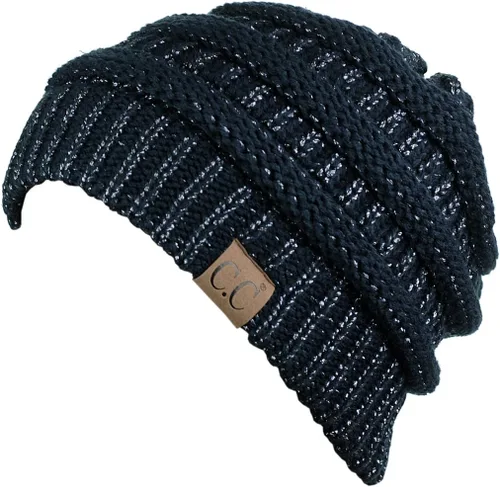 Miniatura 129 de C.C Trendy Warm Chunky Soft Stretch Cable Knit Beanie