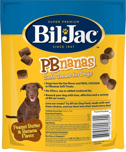 Miniatura 2 de Bil-Jac Golosinas PB-Nanas para Perros, 4 onzas