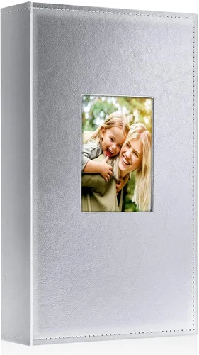 Miniatura 34 de Ywlake Álbum de fotos de 4 x 6 pulgadas, 1000 bolsillos, capacidad extragrande, para fotos familiares y de boda, capacidad para 1000 fotos Gris