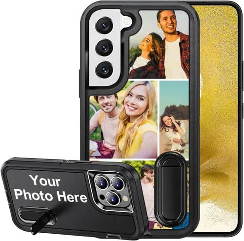 Miniatura 7 de Funda de teléfono personalizada para Samsung Galaxy S22 Ultra 5G, funda protectora de cuerpo completo a prueba de golpes con múltiples fotos, funda