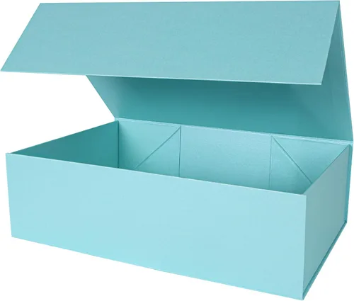Miniatura 19 de Aimyoo Cajas de regalo magnéticas Galaxy negras con tapas 13.8x9x4.3 pulgadas, caja grande de propuesta para dama de honor y padrino, caja plegable
