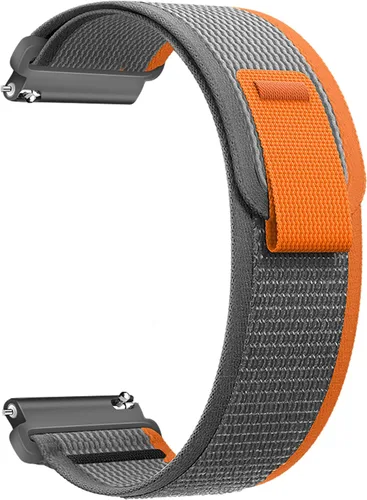 Miniatura 31 de Correa de nylon compatible con Samsung Galaxy Watch 7/FE/6/5 Pro 4 3/Watch 4 6 Classic/Active/Gear S2 S3 Frontier, correa de bucle deportivo de 20