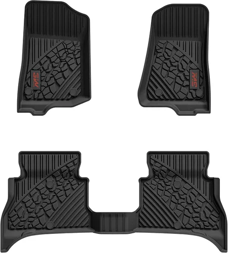 Miniatura 12 de 3W Forro de carga de ajuste personalizado para Jeep Wrangler 4XE 2021 2022 2023 2024 2025 híbrido de 4 puertas (No JL ni JK), tapete de maletero