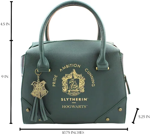 Miniatura 4 de Harry Potter - Bolso de mano de diseñador Hogwarts Houses para mujer con asa superior