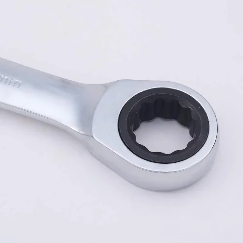 Miniatura 2 de Utoolmart Llave combinada de trinquete, llave combinada de trinquete de extremo abierto de 0.827 in, métrica, construcción de acero al cromo Metal