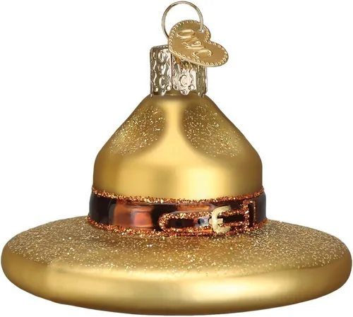 Miniatura 6 de Old World Christmas Adorno de cristal soplado de cencerro para árbol de Navidad, decoración navideña artesanal, colección occidental