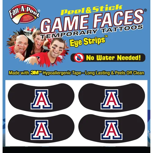 Miniatura 303 de Fan-A-Peel Tatuajes temporales sin agua del estado de Florida, hipoalergénicos, para despegar y pegar, tatuajes temporales impermeables, con Florida