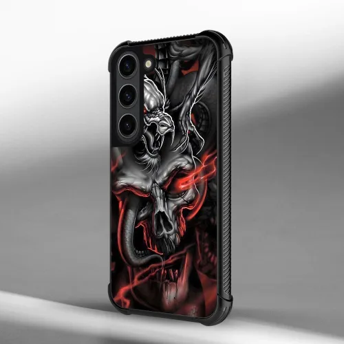 Miniatura 407 de CARLOCA Funda compatible con Samsung Galaxy S22 Ultra, diseño gráfico de Star Howling Wolfs Samsung Galaxy S22 Ultra, diseño gráfico, a prueba