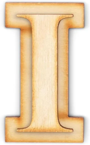 Miniatura 23 de Paquete de 2 letras griegas oficiales de madera para manualidades, Delta - Fuente clásica de 2 pulgadas, letras griegas de madera de doble capa