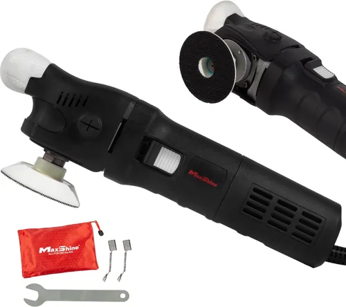 Miniatura 9 de Maxshine Pulidora rotativa M1300 Pro de 7 pulgadas, 1300 W, 6 velocidades, rosca de 5/8 pulgadas, herramienta de detallado automático para 7" M1300