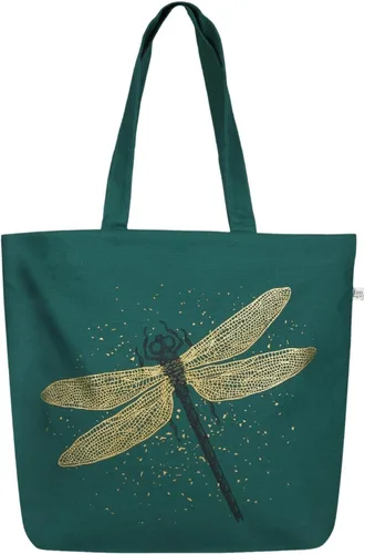 Ecoright Bolsa de lona estética para mujer, bolsa grande con cremallera y bolsillo, bolsa de mano para mujer, para yoga, trabajo, playa