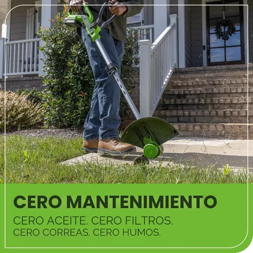 Miniatura 8 de Greenworks Cortadora de Hilo/Bordeadora Inalámbrica de 24V (Gen 2), Ancho de Corte de 12", Diseño Ultra-Ligero de 6 lbs, con Batería de 2.0Ah