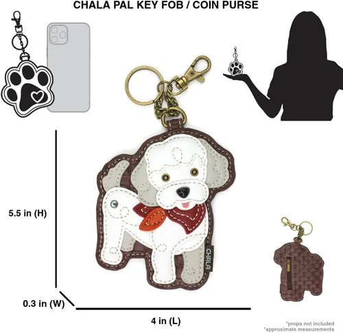 Miniatura 83 de CHALA Dog Collection - Llavero decorativo para mujer