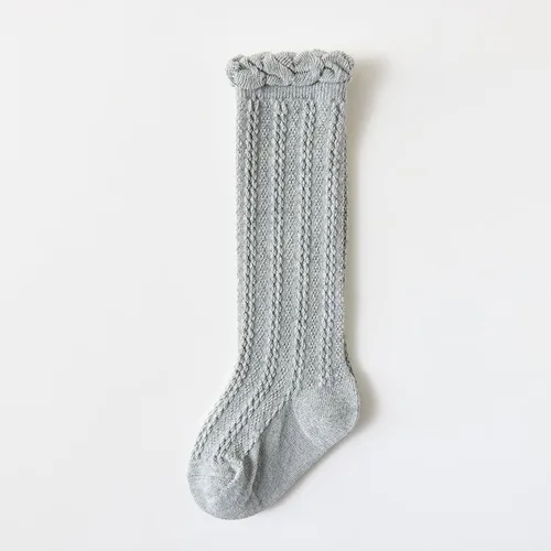 Miniatura 6 de Toptim Calcetines altos de punto trenzado para bebés y niñas