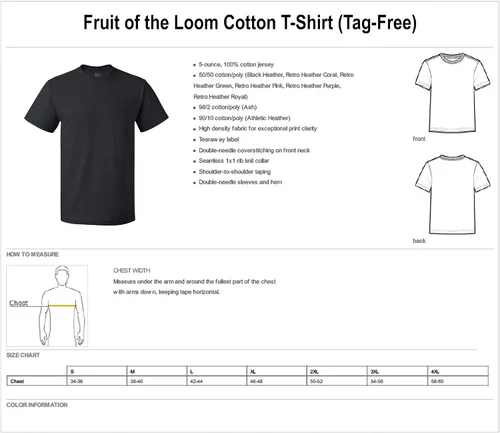Miniatura 8 de Fruit of the Loom Crew Pack - Camiseta para hombre, L, Assorted Primary