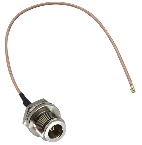 Miniatura 8 de RG316 TNC hembra a MMCX macho Cable de ángulo recto MMCX macho enchufe de ángulo recto a mamparo TNC Cable de extensión aérea hembra para antena