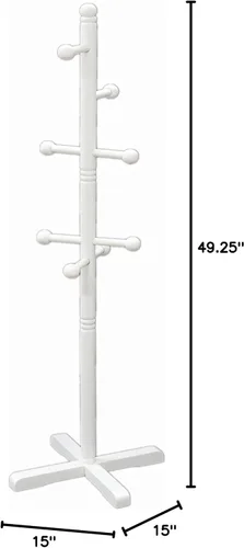 Miniatura 9 de Frenchi Home Furnishing - silla de metal plegable, para niños, Madera, Blanco