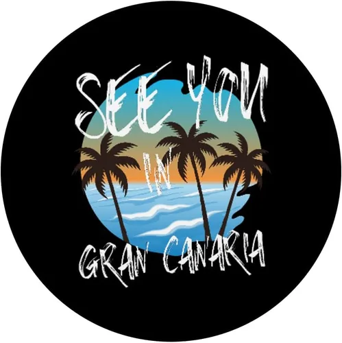 Miniatura 3 de See you in Gran Canaria Spain island vacation Canaries PopSockets Swappable PopGrip