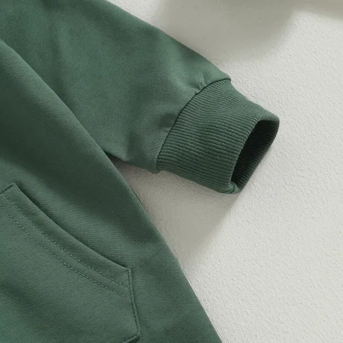 Miniatura 6 de KtwHarnu Ropa de bebé recién nacido, con capucha, de manga larga, con cremallera, para otoño e invierno