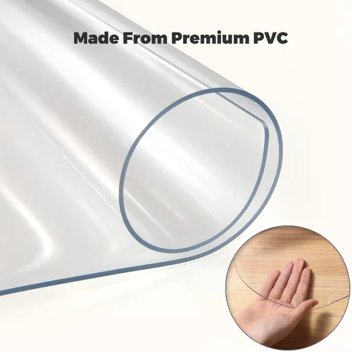 Miniatura 3 de Yecaye Tapete para silla de oficina para suelo de madera dura, 36 x 48 pulgadas, alfombrilla transparente para silla de escritorio, protector