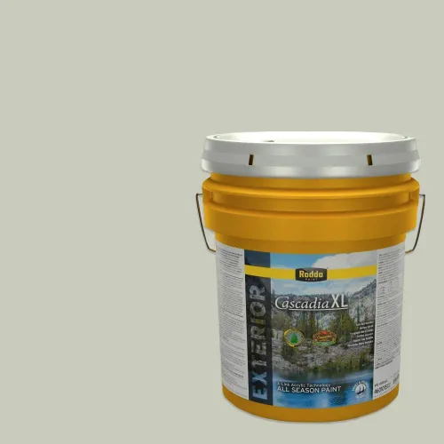 Miniatura 102 de Rodda Paint CASCADIA XL Pintura e imprimación satinada para exteriores en uno, cuarto de galón, azul playa norte