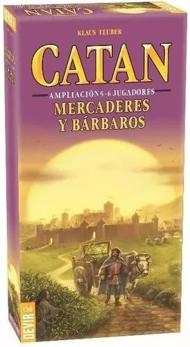 Devir Catan Mercaderes Y Bárbaros Expansión 5-6 Jugadores - En Español