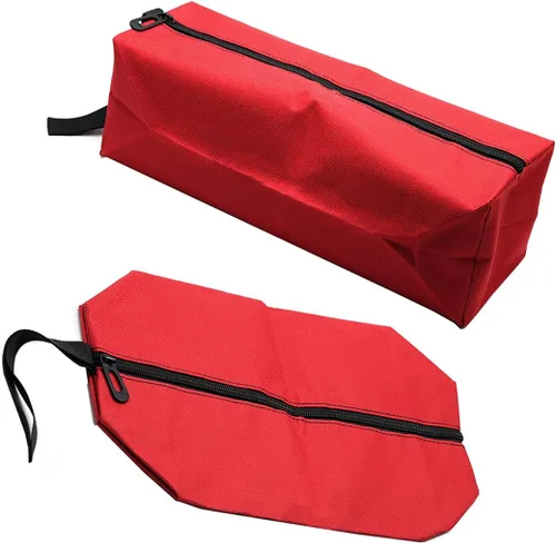Miniatura 4 de Bolsa de herramientas Bolsa de lona con cremallera Bolsa Herramientas Multiuso Organizar Bolsa Negro