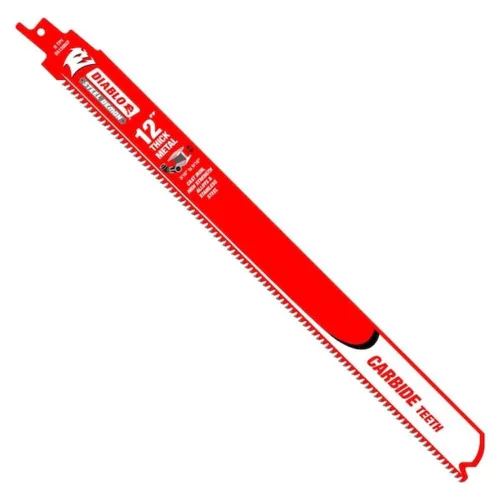 Miniatura 4 de Diablo Steel Demon Hoja de sierra alternante con dientes de carburo para metal grueso - 4" de longitud, 8 TPI - DS0408CF