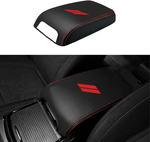 Miniatura 5 de Funda para reposabrazos de consola central adecuada para Dodge Charger 2011-2023, para Chrysler 300 2011-2022 de cuero antiarañazos, protector