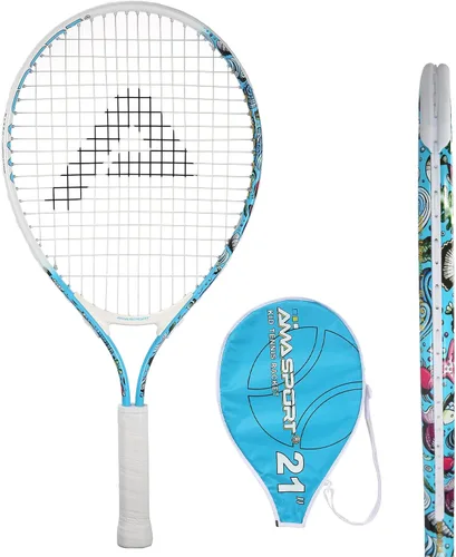 Miniatura 35 de AMA SPORT Raqueta de tenis para niños pequeños, kit de iniciación de raqueta de tenis de 17 a 25 pulgadas para niñas y niños con bolsa de nailon