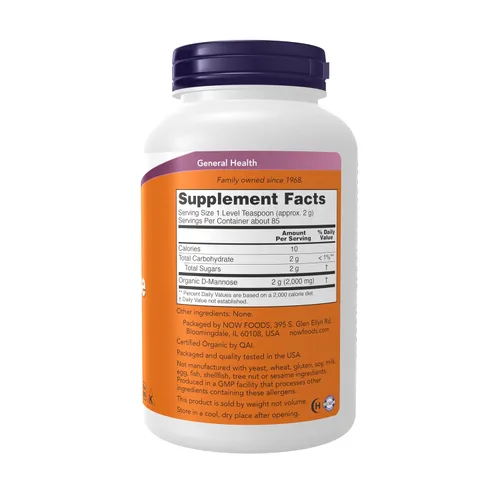 Miniatura 2 de Now Foods D-manosa en polvo, 6 onzas
