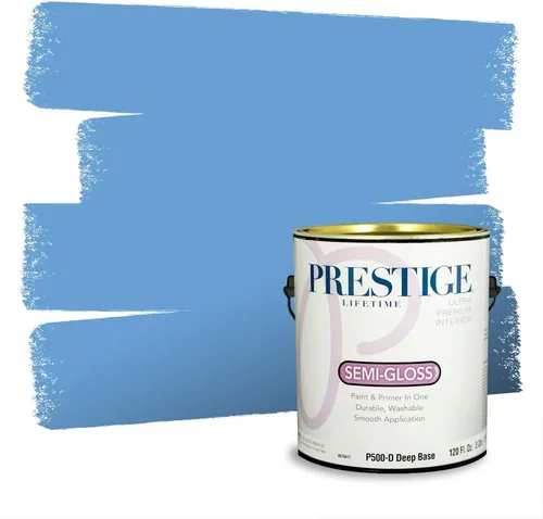 Miniatura 567 de Pintura Exterior + imprimación PRESTIGE, todo-en-uno, 1 galón, acabado mate, color comparable al Valspar* Royal Gray* VS151-Gris real