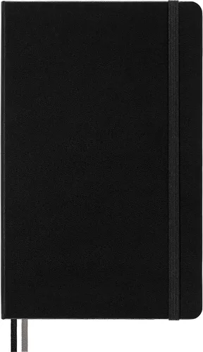 Miniatura 2 de Moleskine Cuaderno clásico expandido, tapa dura, grande (5 x 8.25 pulgadas), a rayas/forrado, negro, 400 páginas