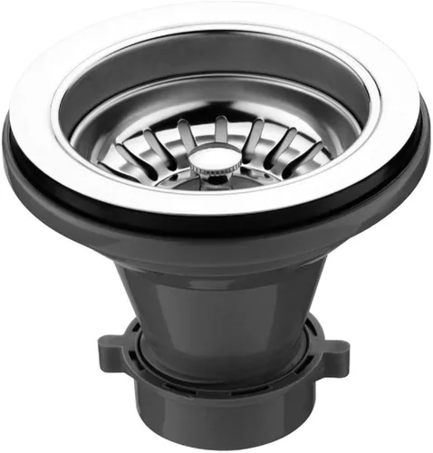 Miniatura 4 de WellsSinkware CMT1515-6-1 - Fregadero de cocina rectangular de acero inoxidable calibre 22 con accesorios, gran caravana, oficina en casa
