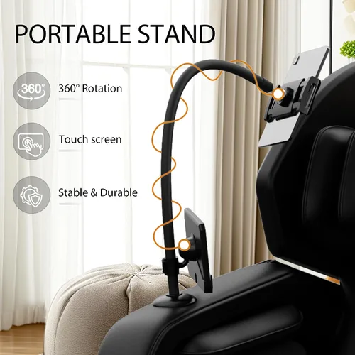 Miniatura 7 de KEIKI Silla de masaje reclinable con gravedad cero, presión de aire de cuerpo completo y calefacción, masaje Shiatsu con rodillo de espalda y pies