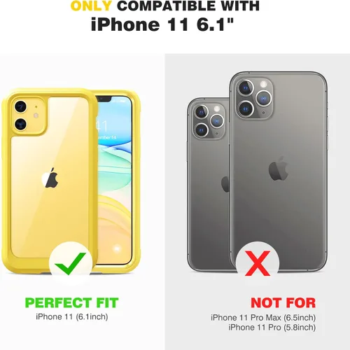 Miniatura 549 de Diaclara Funda diseñada para iPhone 16, mejorada [protección completa de la cámara], carcasa resistente de cuerpo completo con protector de pantalla