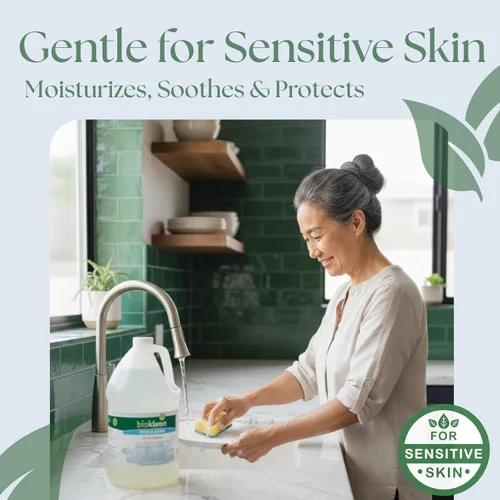 Miniatura 3 de Biokleen Free & Clear Jabón para Trastes - Líquido para Platos, Limpiador para Lavar Platos, Ecológico, No Tóxico, a Base de Plantas, Sin Fragancia