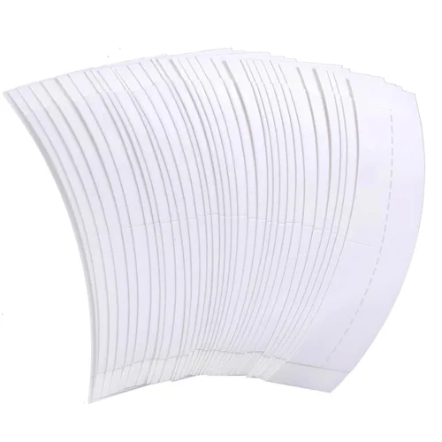 Miniatura 8 de 48 piezas de cinta frontal de encaje para peluca, cinta adhesiva transparente tipo tupé, impermeable de doble cara, cabello curvo en C, agarre