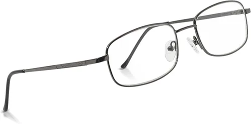 Miniatura 8 de In Style Eyes Enda Middle - Gafas de lectura bifocales de diseño italiano con montura metálica con cable, lente no polarizada