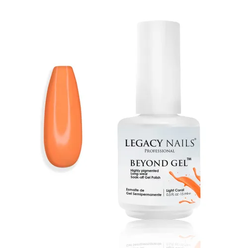 Miniatura 32 de LEGACY NAILS Professional Beyond Gel Soak-Off Esmalte de uñas – Cobertura completa, altamente pigmentado (BEYOND GEL – ALBA 1/2 oz)